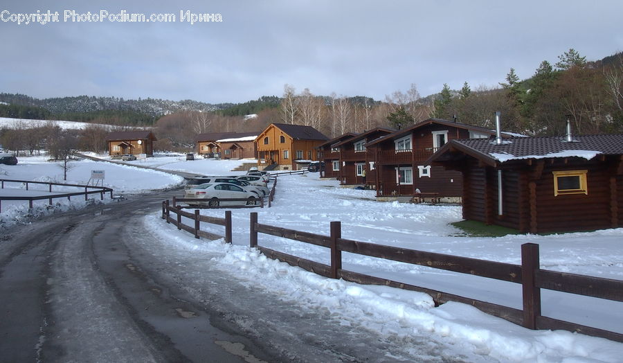 Ice, Outdoors, Snow, Building, Cottage, Housing, Terminal