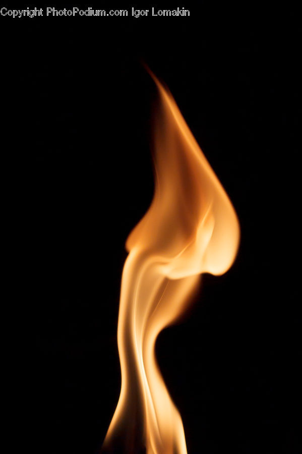Fire, Flame, People, Person, Human