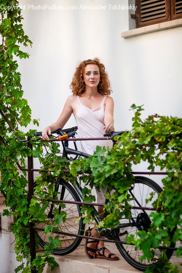 People, Person, Human, Balcony, Fruit, Grapes, Ivy