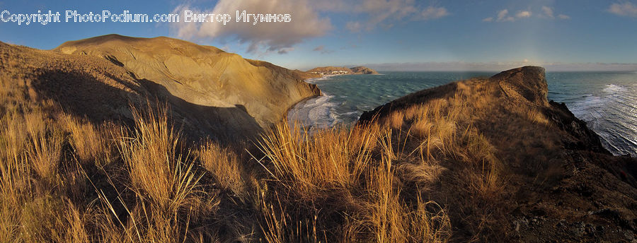 Field, Grass, Grassland, Plant, Ocean, Outdoors, Sea
