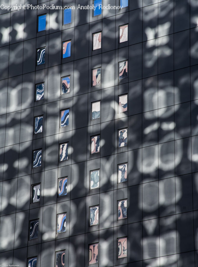 Collage, Poster, Building, City, High Rise, Housing, Console