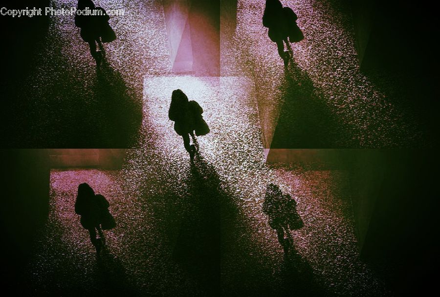 People, Person, Human, Dirt Road, Gravel, Silhouette, Asphalt