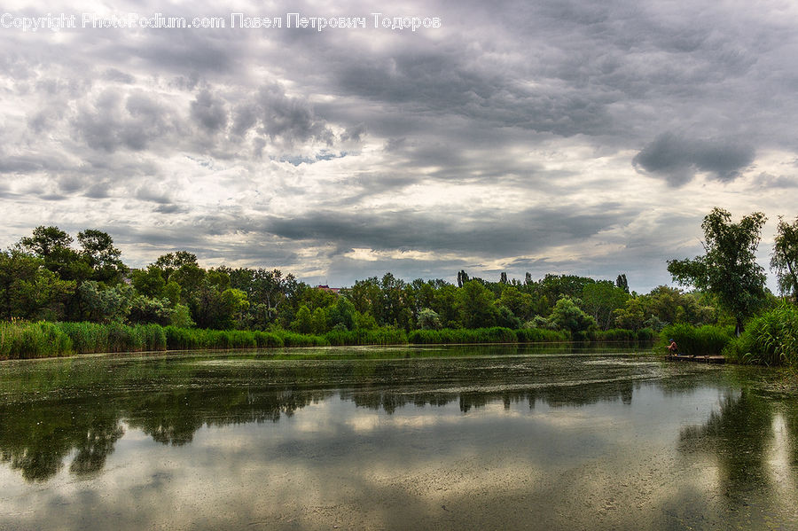 Outdoors, Pond, Water, Cloud, Cumulus, Sky, Landscape