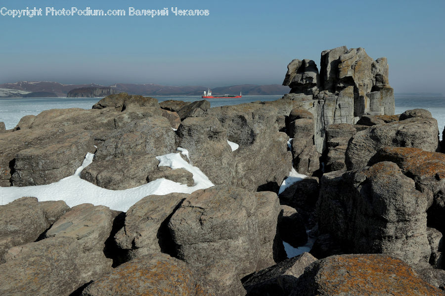 Rock, Mud, Soil, Cliff, Outdoors, Coast, Sea