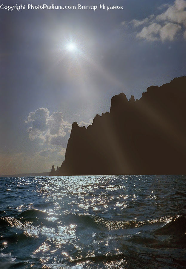 Ocean, Outdoors, Sea, Water, Beach, Coast, Light