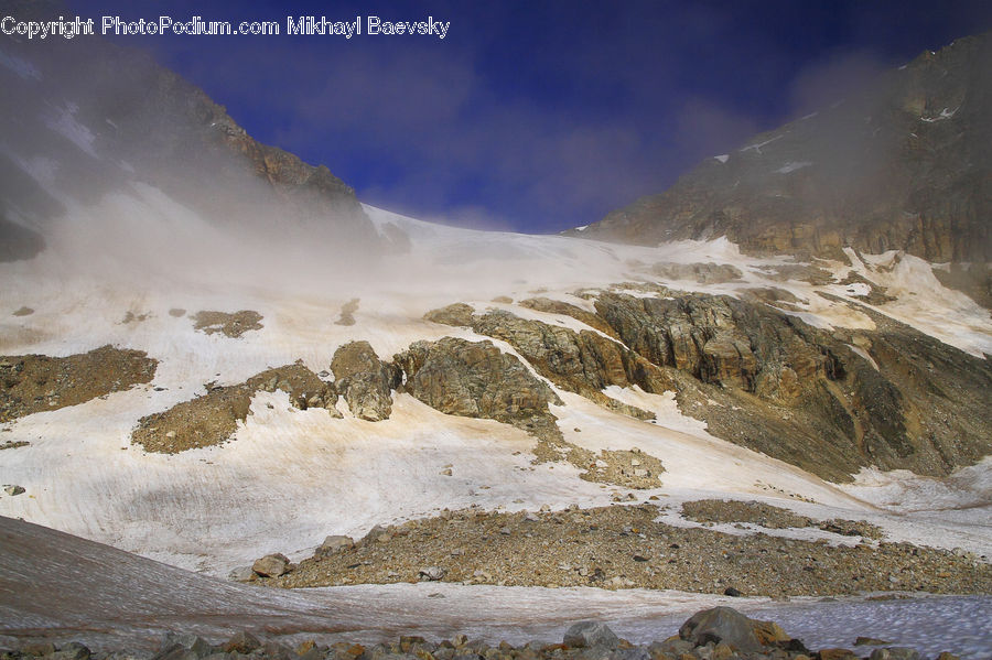 Arctic, Glacier, Ice, Mountain, Outdoors, Snow, Basin