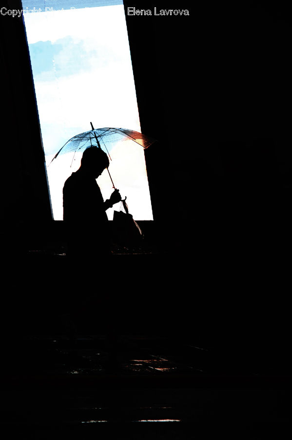 Silhouette, Billboard, Adventure, Flight, Gliding, Performer, Person