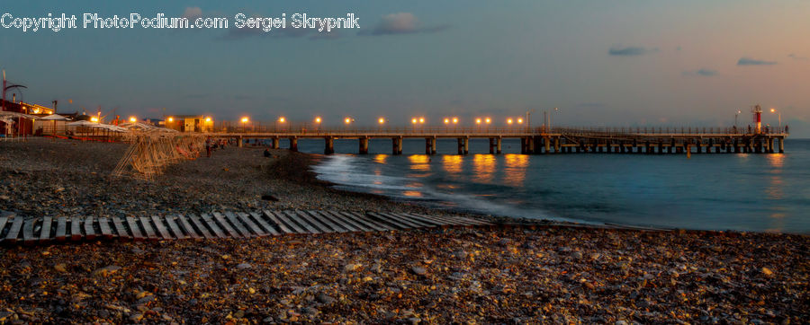 Dock, Pier, Coast, Outdoors, Sea, Water, Building