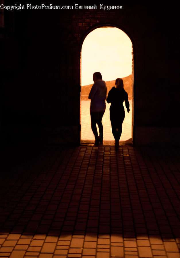 Cobblestone, Pavement, Walkway, Light