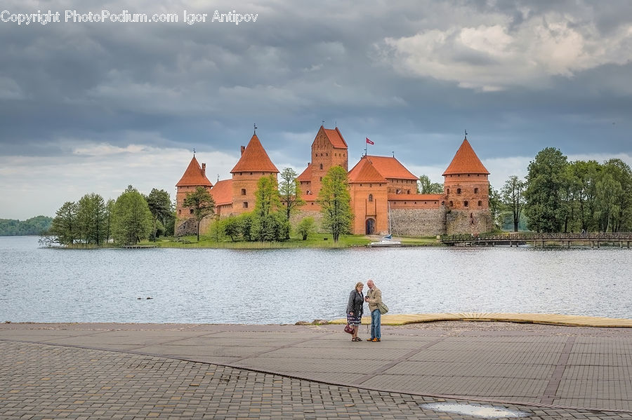 Architecture, Castle, Fort, Ditch, Moat, Church, Worship