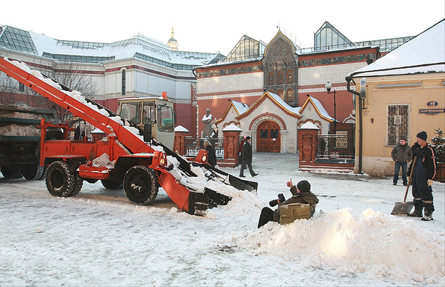 People, Person, Human, Bulldozer, Snowplow, Vehicle, Tractor