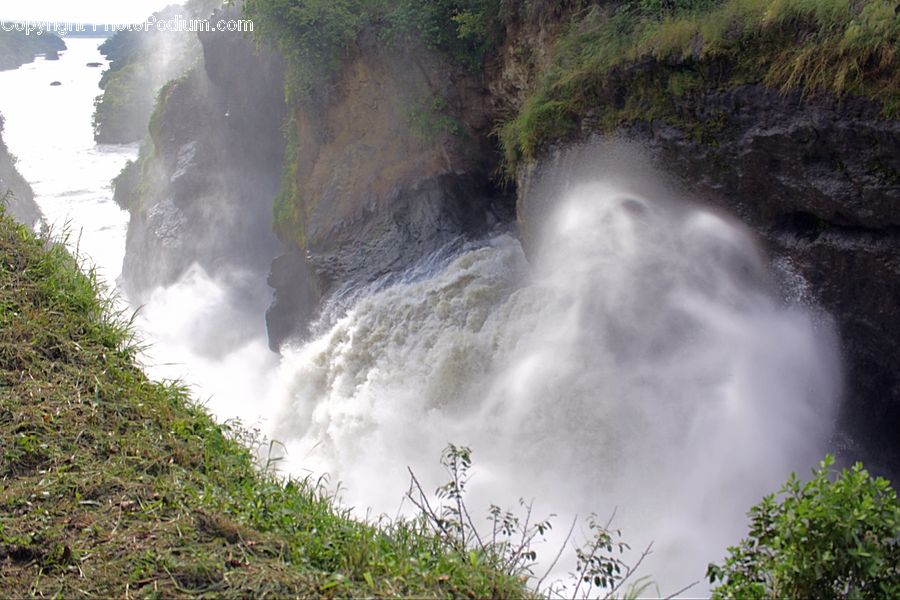 Outdoors, River, Water, Waterfall, Plant, Creek, Sea