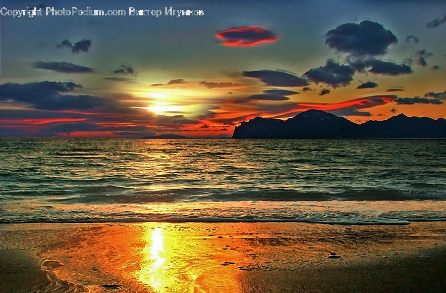 Dusk, Outdoors, Sky, Sunlight, Sunrise, Sunset, Azure Sky
