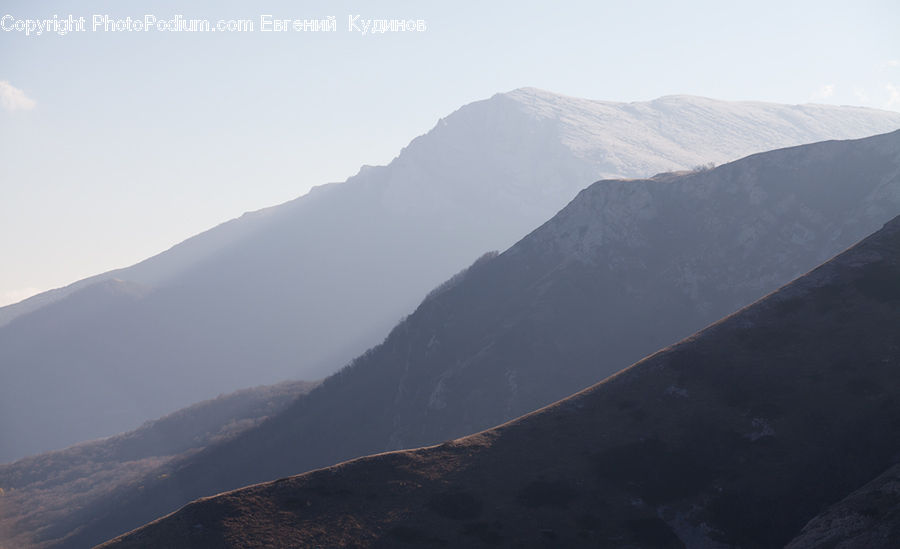 Crest, Mountain, Outdoors, Peak, Mountain Range