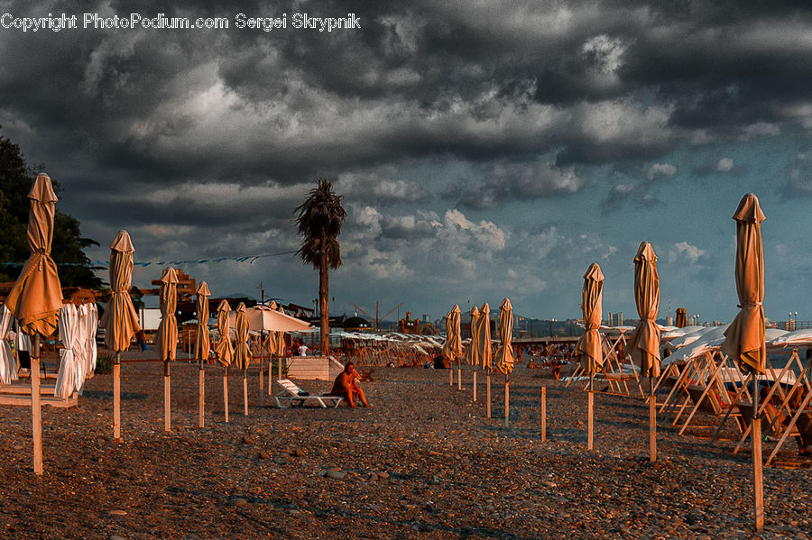 Playground, Chair, Furniture, Beach, Coast, Outdoors, Sea