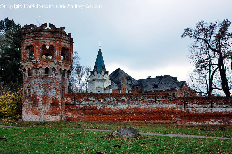 Architecture, Bell Tower, Clock Tower, Tower, Castle, Fort, Ruins
