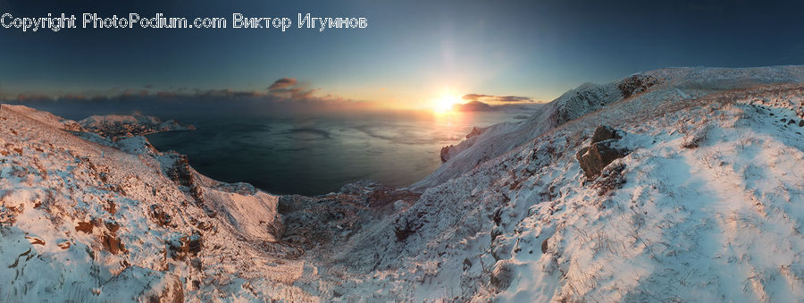 Arctic, Glacier, Ice, Mountain, Outdoors, Snow, Landscape