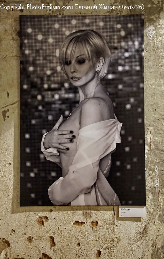 Human, People, Person, Brick, Blonde, Female, Woman
