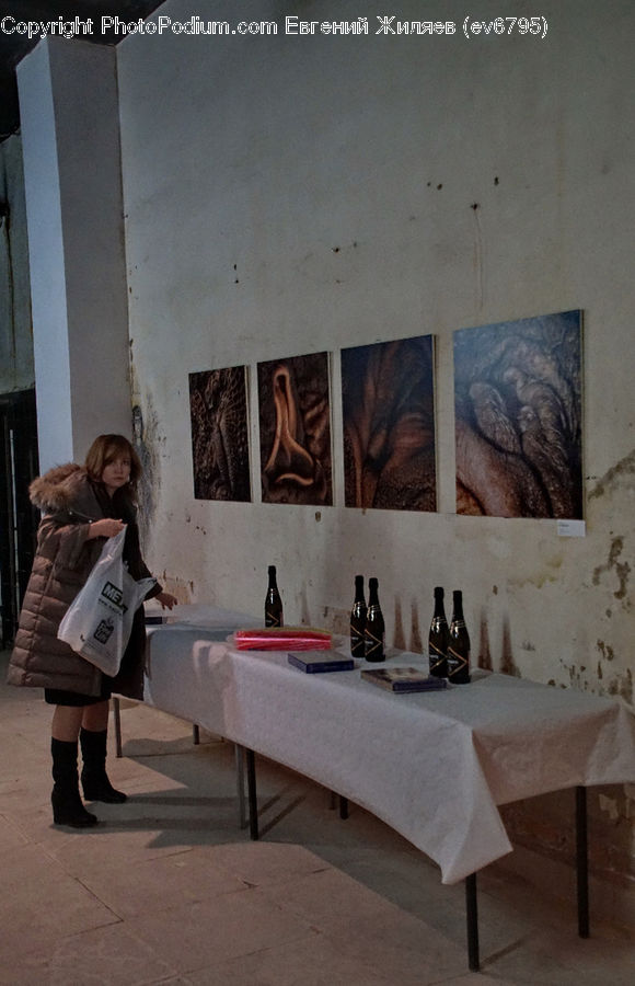 People, Person, Human, Home Decor, Linen, Tablecloth, Art