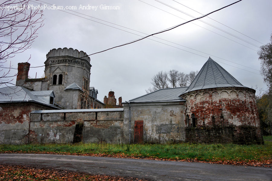 Brick, Architecture, Castle, Fort, Housing, Monastery, Church