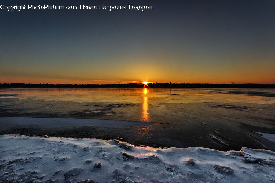 Dawn, Dusk, Sky, Sunrise, Sunset, Beach, Coast