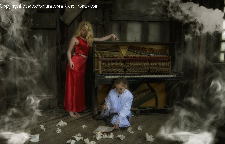 People, Person, Human, Smoke, Blonde, Female, Woman