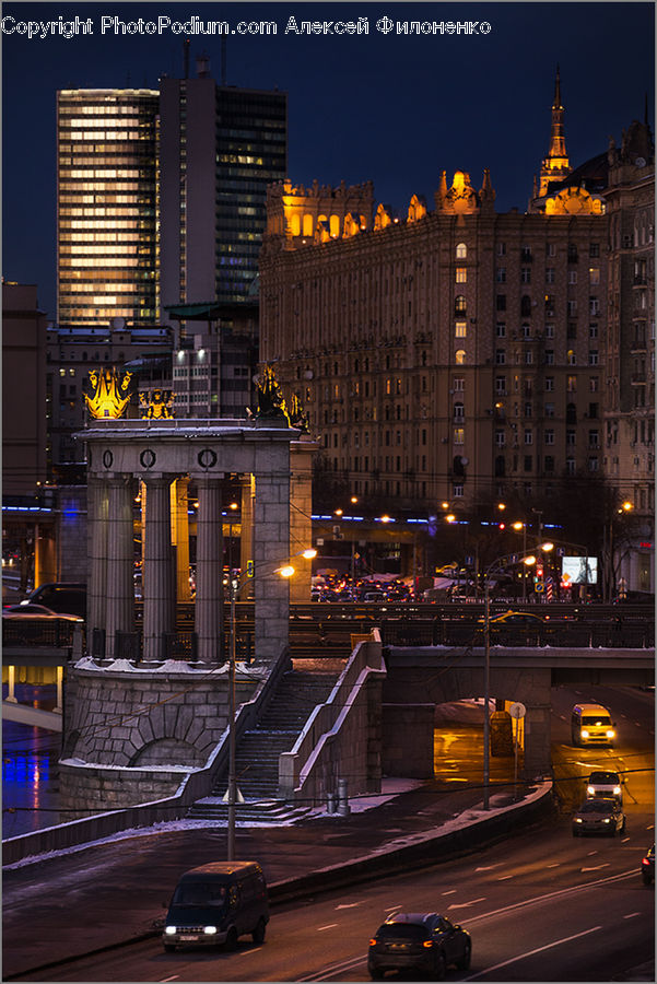 City, Downtown, Metropolis, Urban, Architecture, Bell Tower, Clock Tower