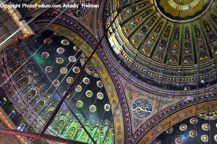 Architecture, Dome, Mosque, Worship, Arabesque Pattern, Church, Building