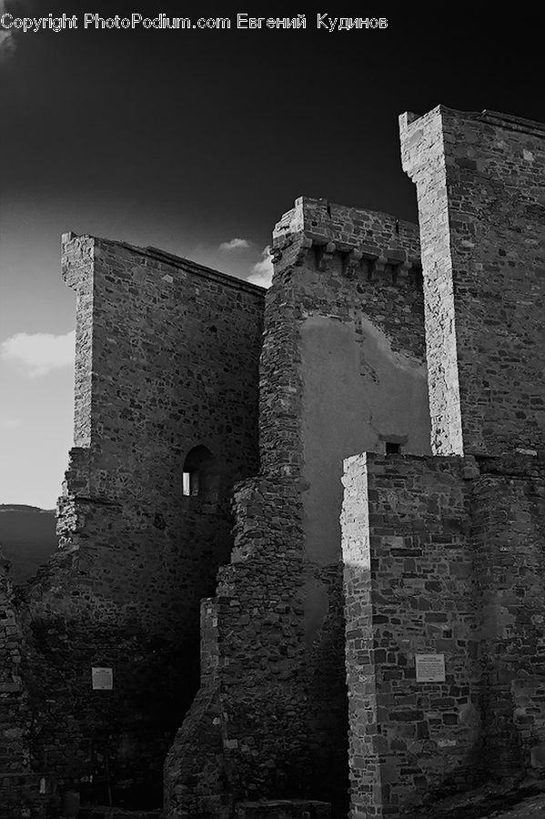 Architecture, Castle, Fort, Brick, Fence, Wall, Downtown