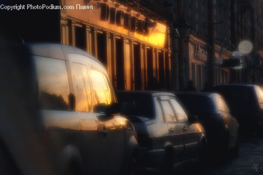 Automobile, Car, Vehicle, Parking, Parking Lot, Alley, Alleyway