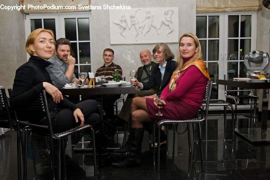 People, Person, Human, Sitting, Blonde, Female, Woman