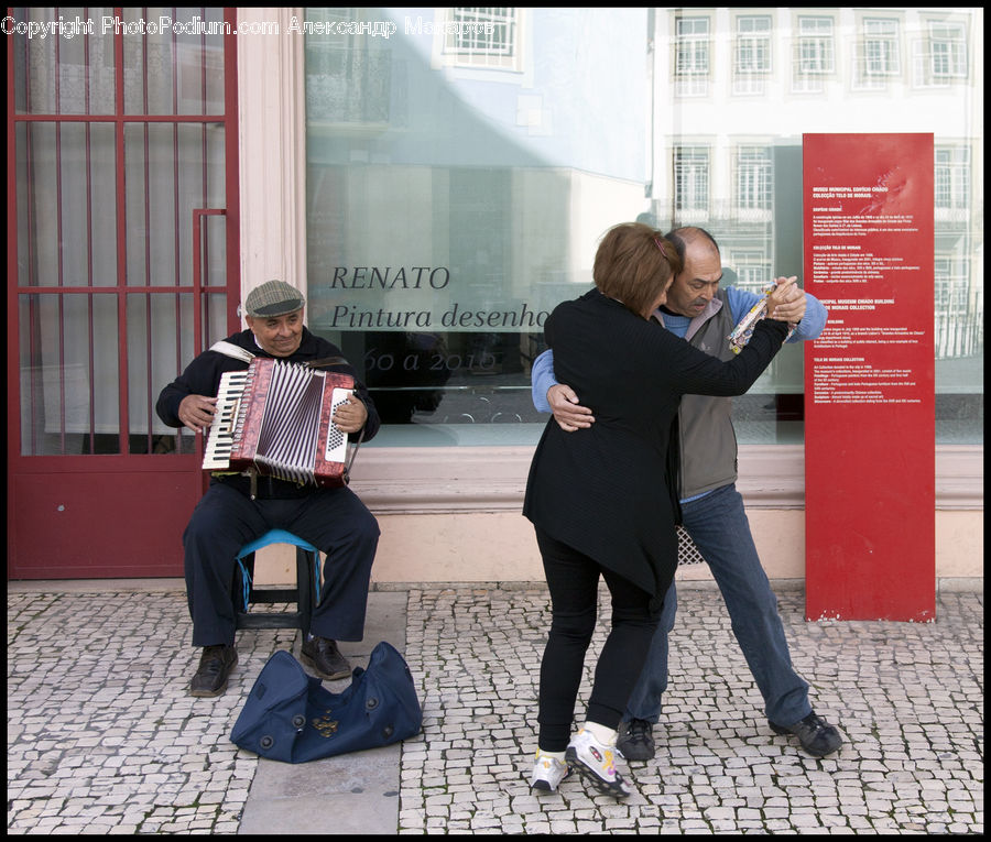 Accordion, Musical Instrument, Human, People, Person, Bag