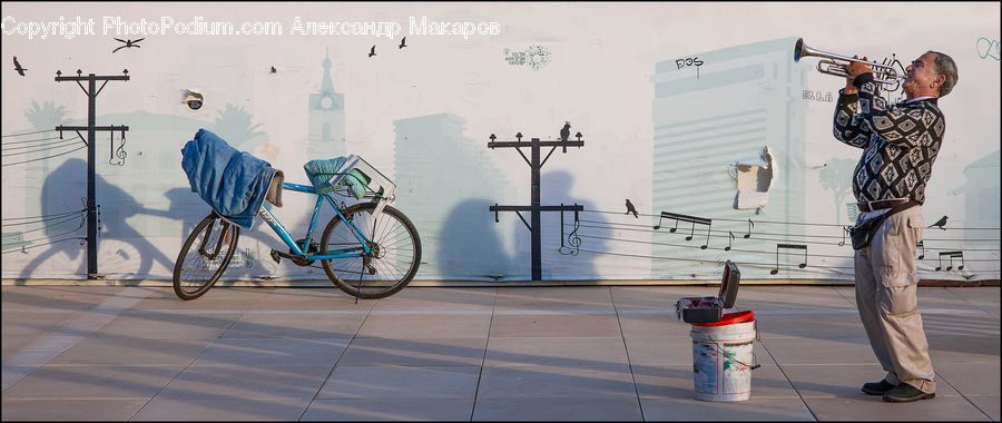 People, Person, Human, Bicycle, Bike, Vehicle, Bench