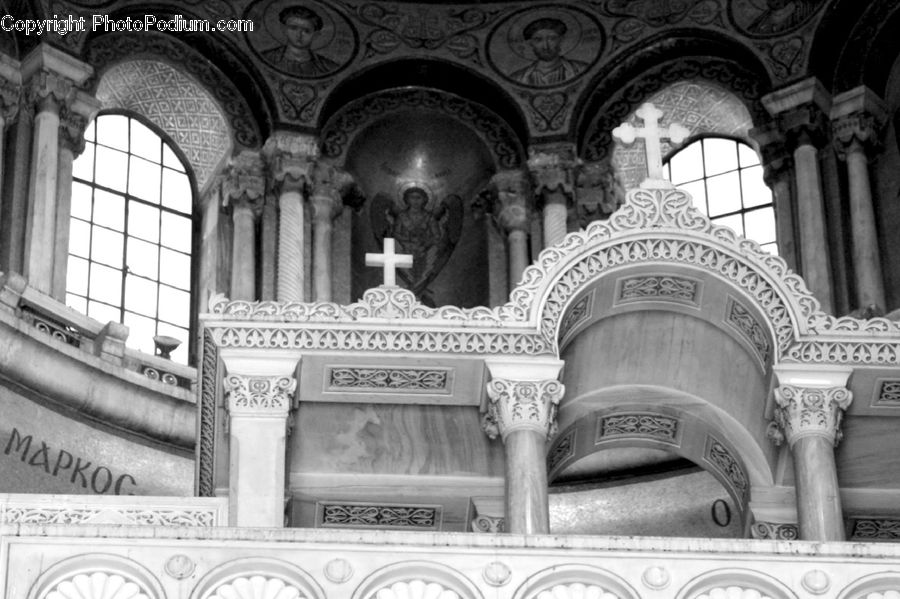 Column, Pillar, Architecture, Cathedral, Church, Worship, Arch
