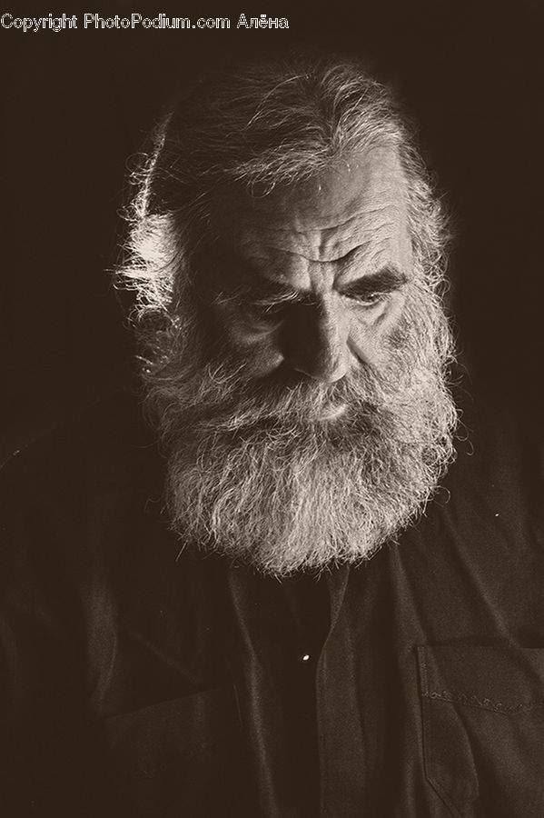 Beard, Hair, Person, Portrait