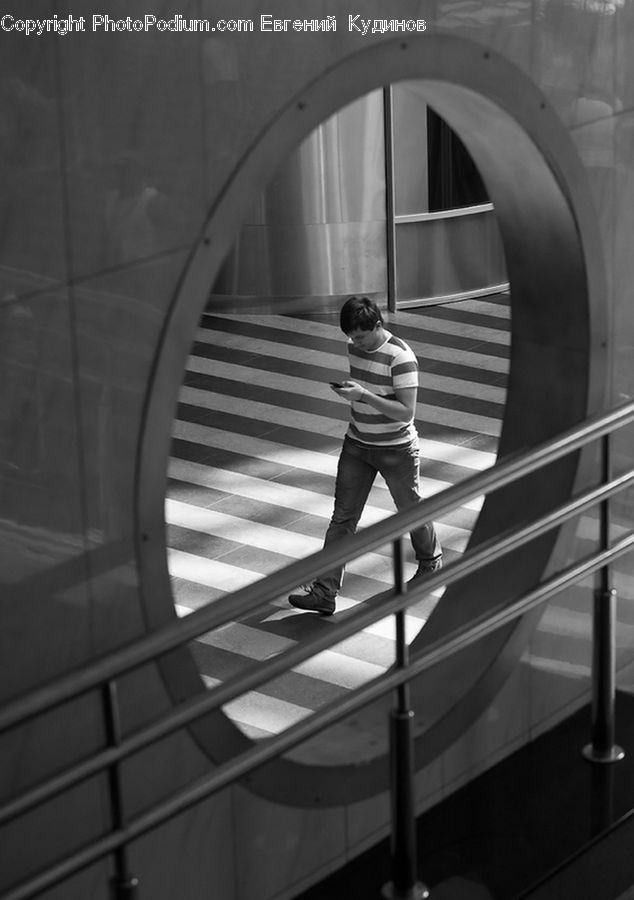 People, Person, Human, Banister, Handrail, Staircase, Lighting