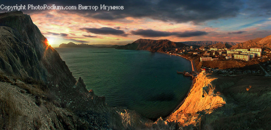 Coast, Outdoors, Sea, Water, Countryside, Promontory, Building