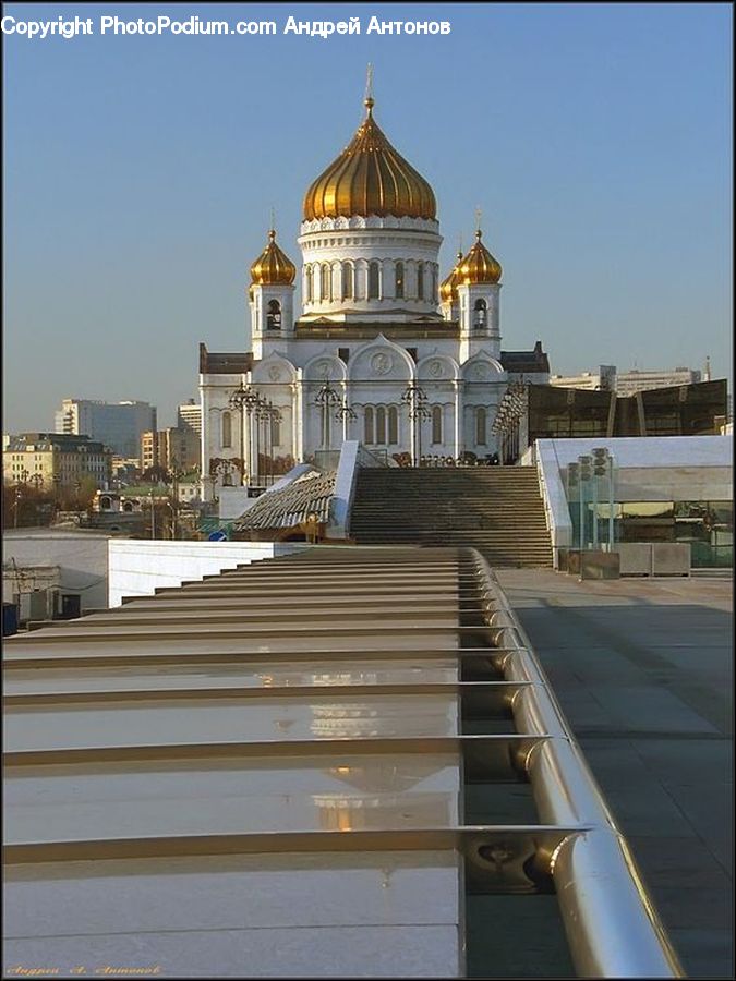 Architecture, Cathedral, Church, Worship, Banister, Handrail, Dome