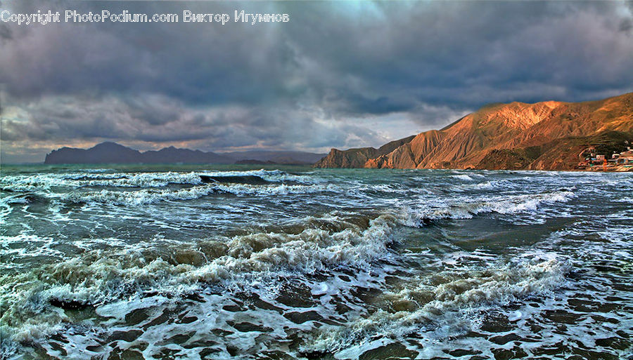 Ocean, Outdoors, Sea, Water, Coast, Beach, Pebble