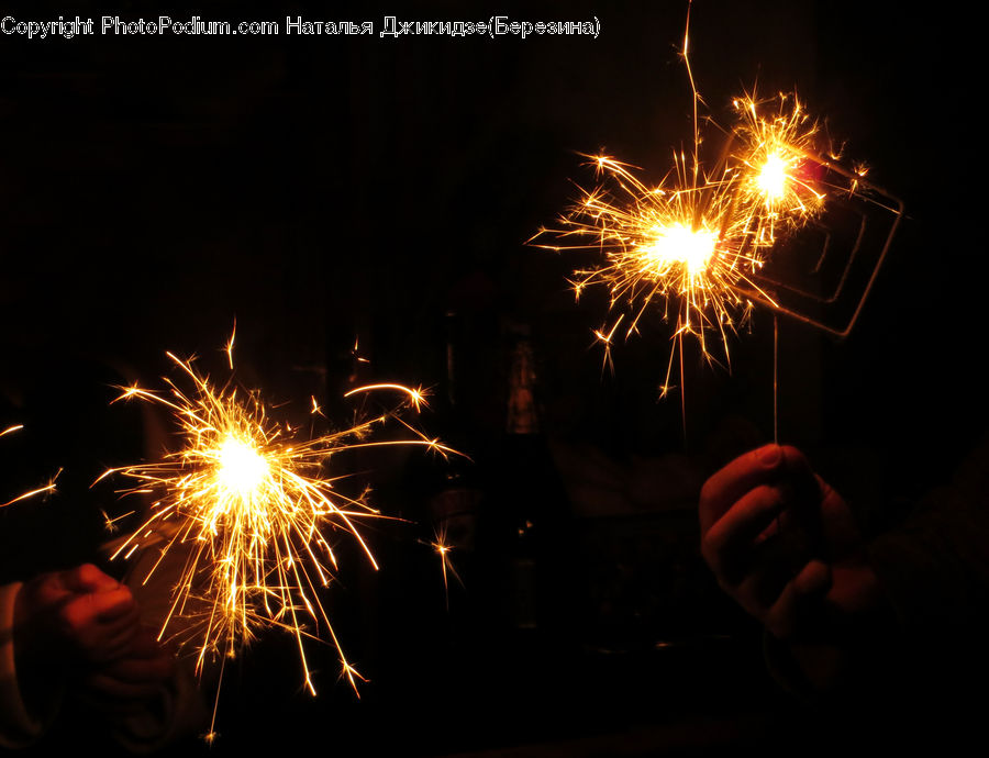 People, Person, Human, Fireworks, Night, Smoke, Portrait