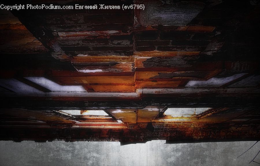 Brick, Rust, Lumber, Fireplace, Hearth, Furniture