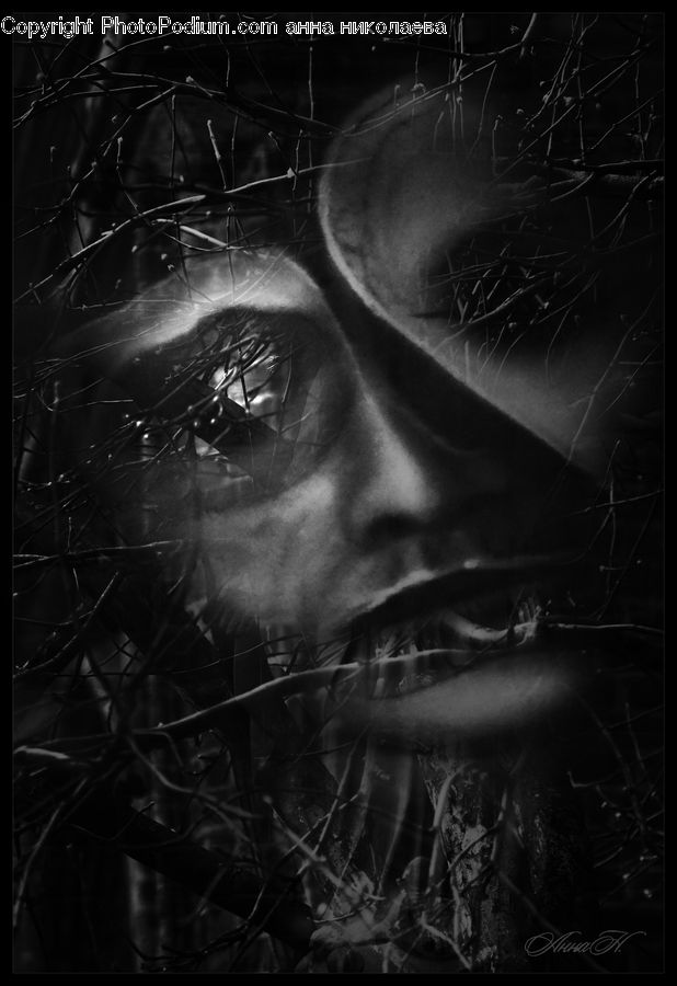 Person, Portrait, Selfie, Female, Art, Modern Art