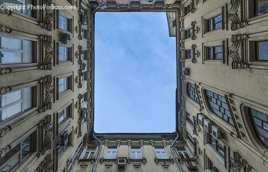 Apartment Building, Building, High Rise, Housing, Office Building, Balcony, City