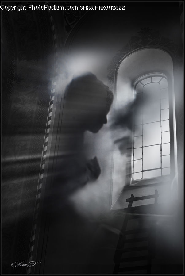 Banister, Handrail, Staircase, Lighting, Corridor, Crypt, City