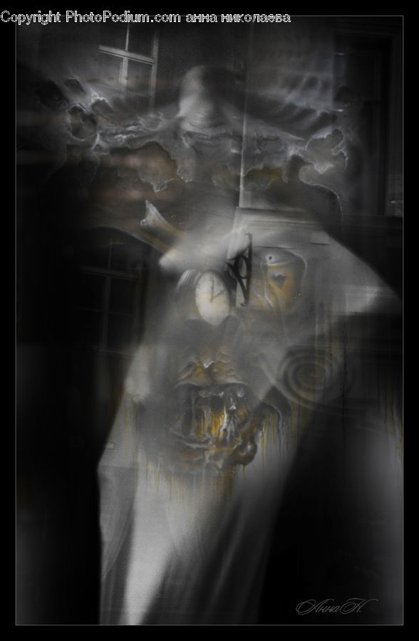 Smoke, Ct Scan, X-Ray, City, Downtown, Metropolis, Crypt