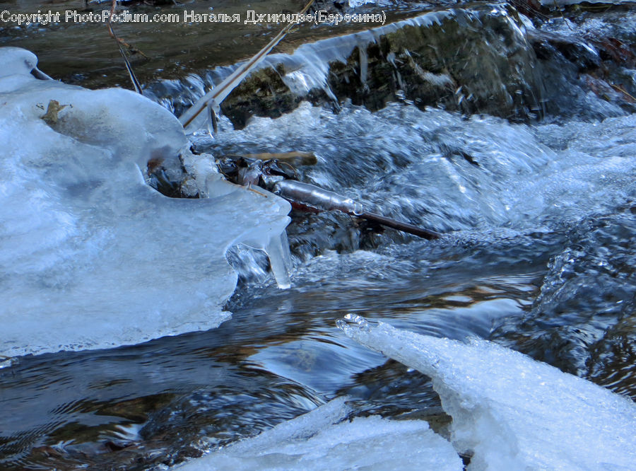 Ice, Outdoors, Snow, Arctic, Glacier, Mountain, Water