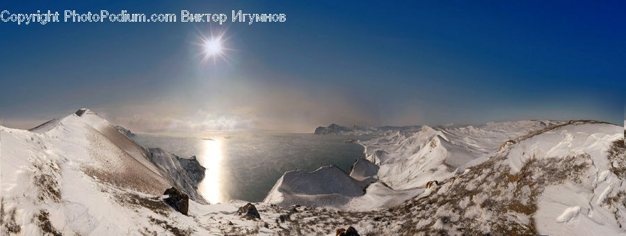 Crest, Mountain, Outdoors, Peak, Crater, Sea, Water