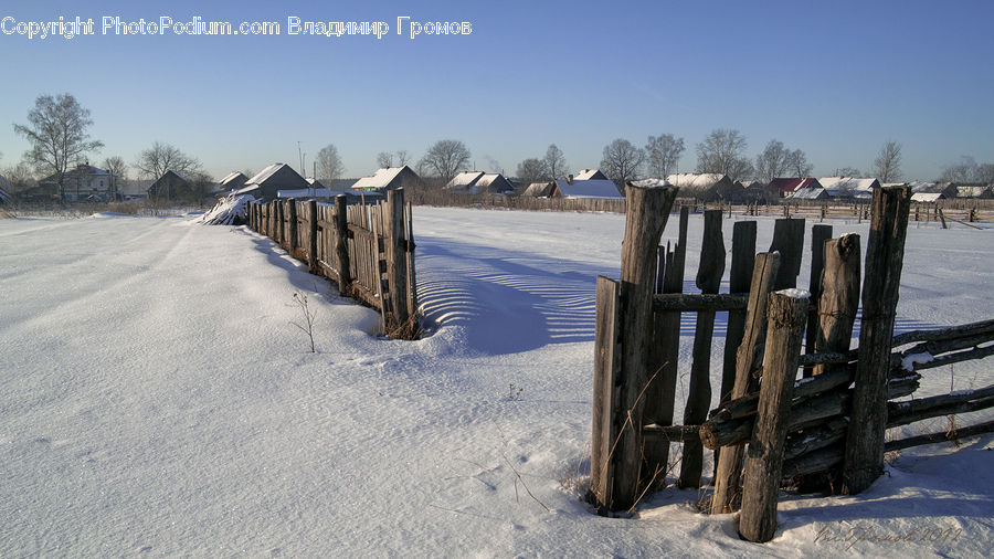Bench, Landscape, Nature, Scenery, Cabin, Hut, Rural