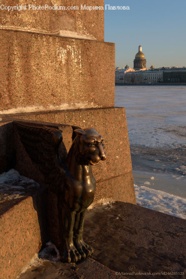 Art, Gargoyle, Statue, Sculpture, Architecture, Dome, Castle
