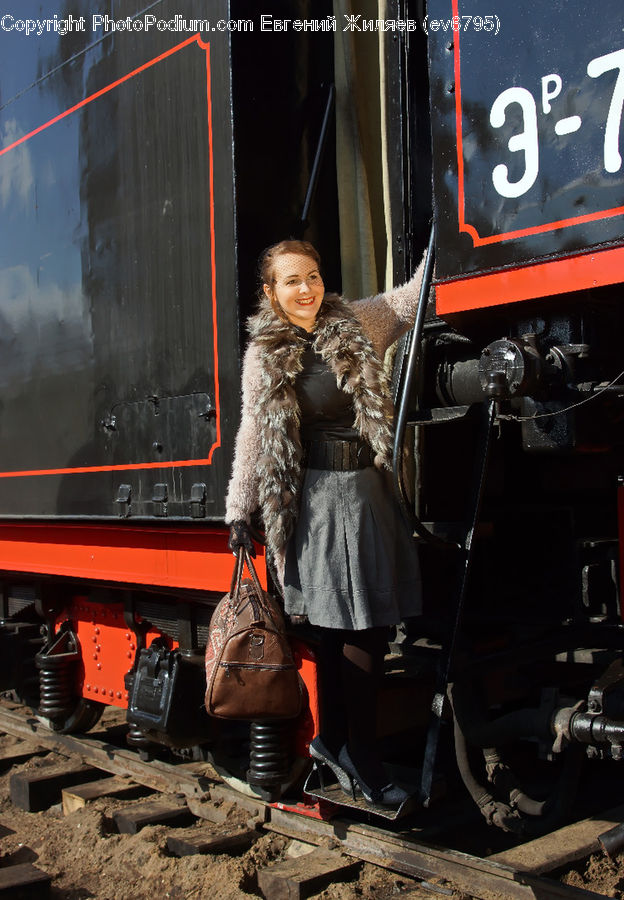People, Person, Human, Train, Vehicle, Rubble, Footwear